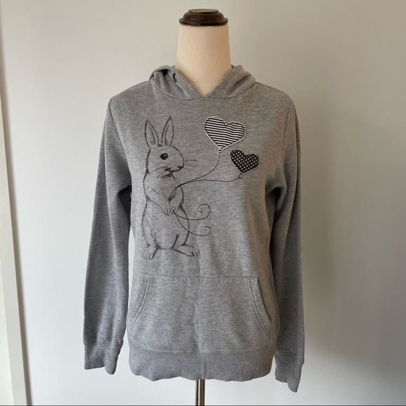 All About Eve Sweaters - ALL ABOUT EVE Grey Bunny Jumper Pullover Sweater Size 8 Casual Active Winter